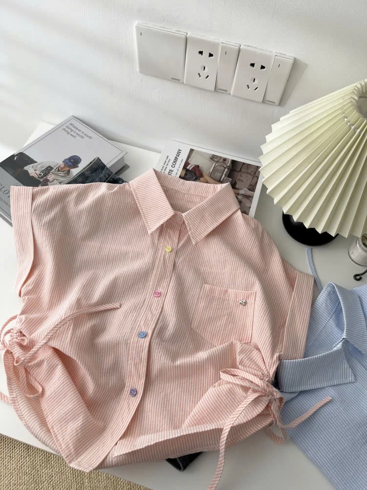 ÁO SƠ MI TAY HÊN RÚT EO MÙA HÈ