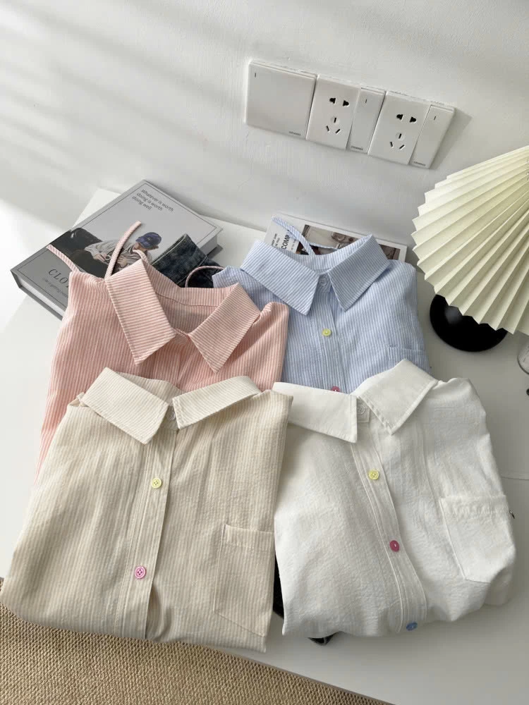 ÁO SƠ MI TAY HÊN RÚT EO MÙA HÈ