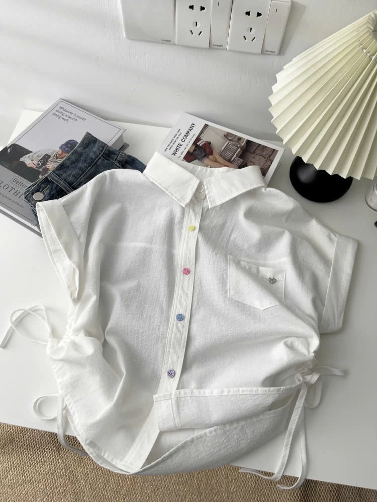 ÁO SƠ MI TAY HÊN RÚT EO MÙA HÈ