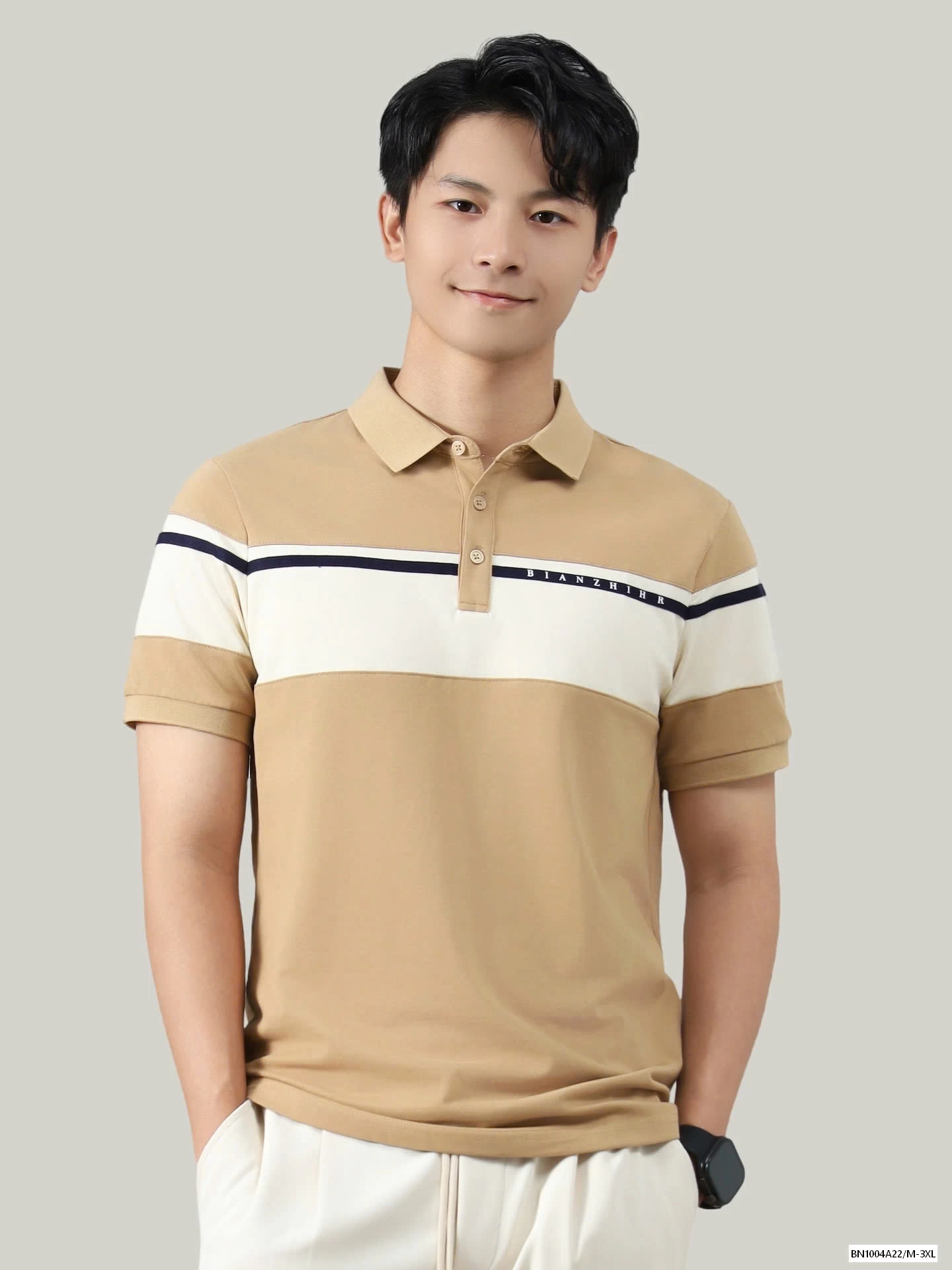 POLO NAM PHỐI KẺ NGANG NGỰC