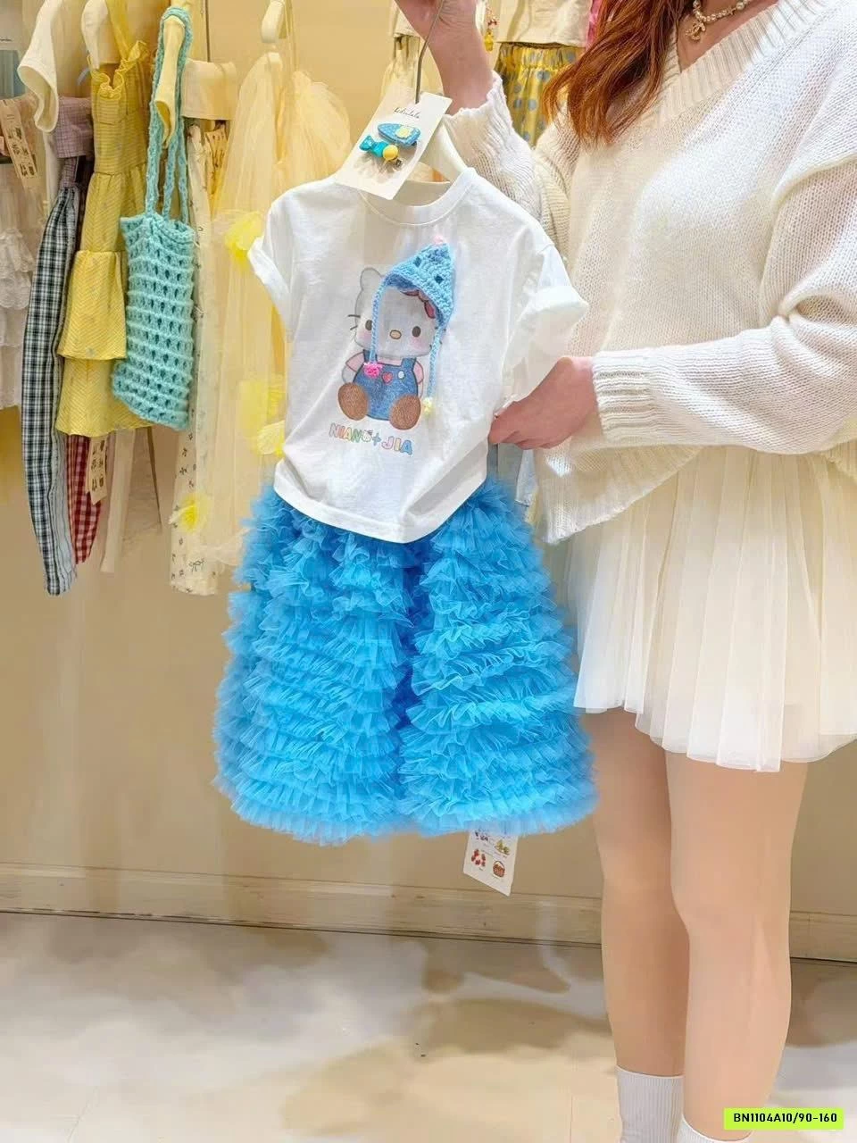 ÁO KITTY MIX VÁY TUTU COBAN