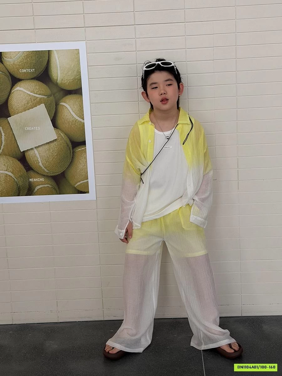 BỘ SƠ MI LOANG CHỐNG NẮNG CAO CẤP