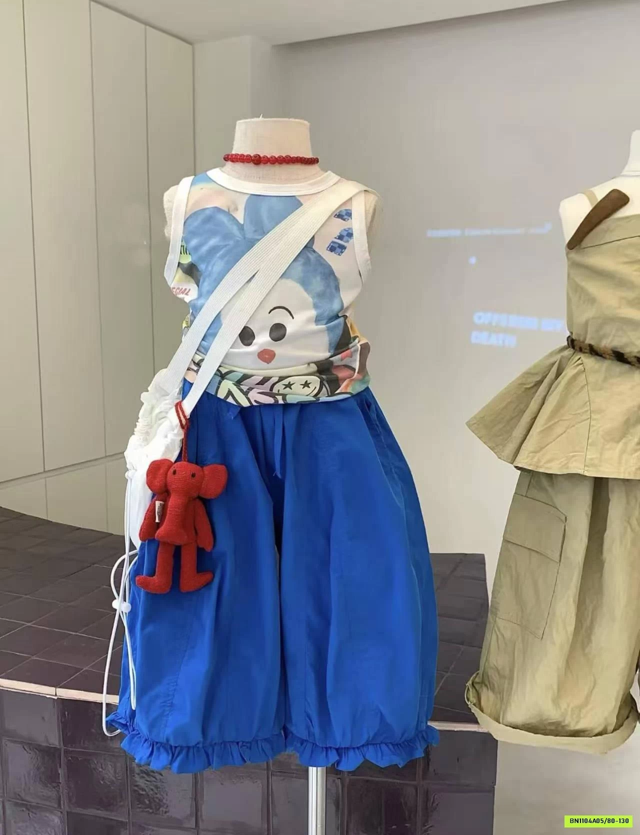 ÁO SÁT NÁCH MIX QUẦN BÍ XANH COBAN