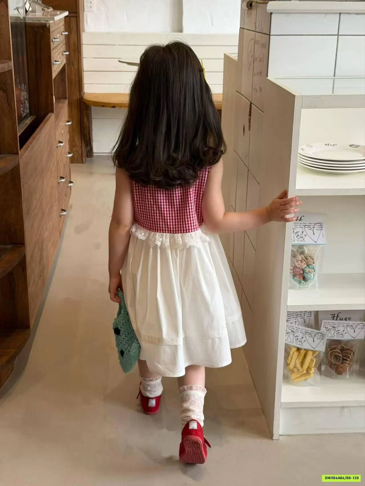 ĐẦM THÔ XÒE PHỐI CARO ĐỎ