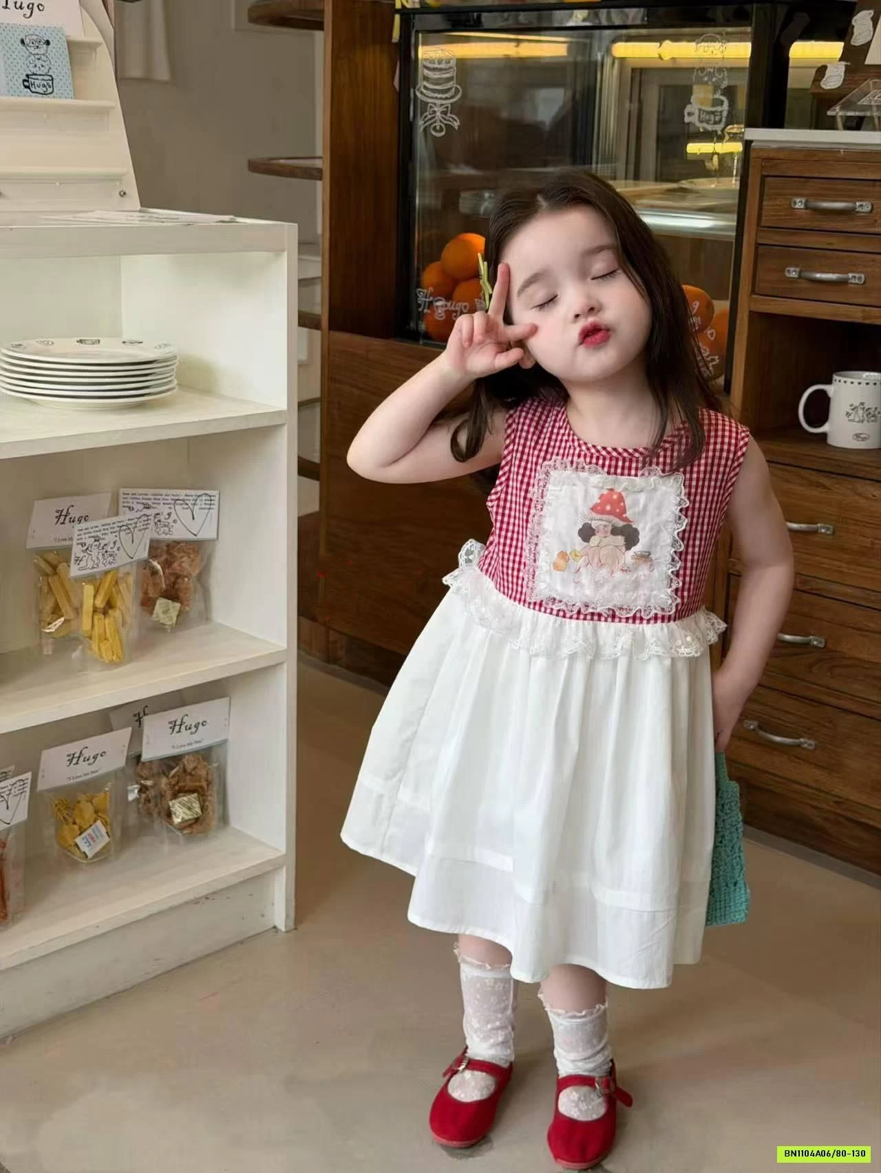 ĐẦM THÔ XÒE PHỐI CARO ĐỎ