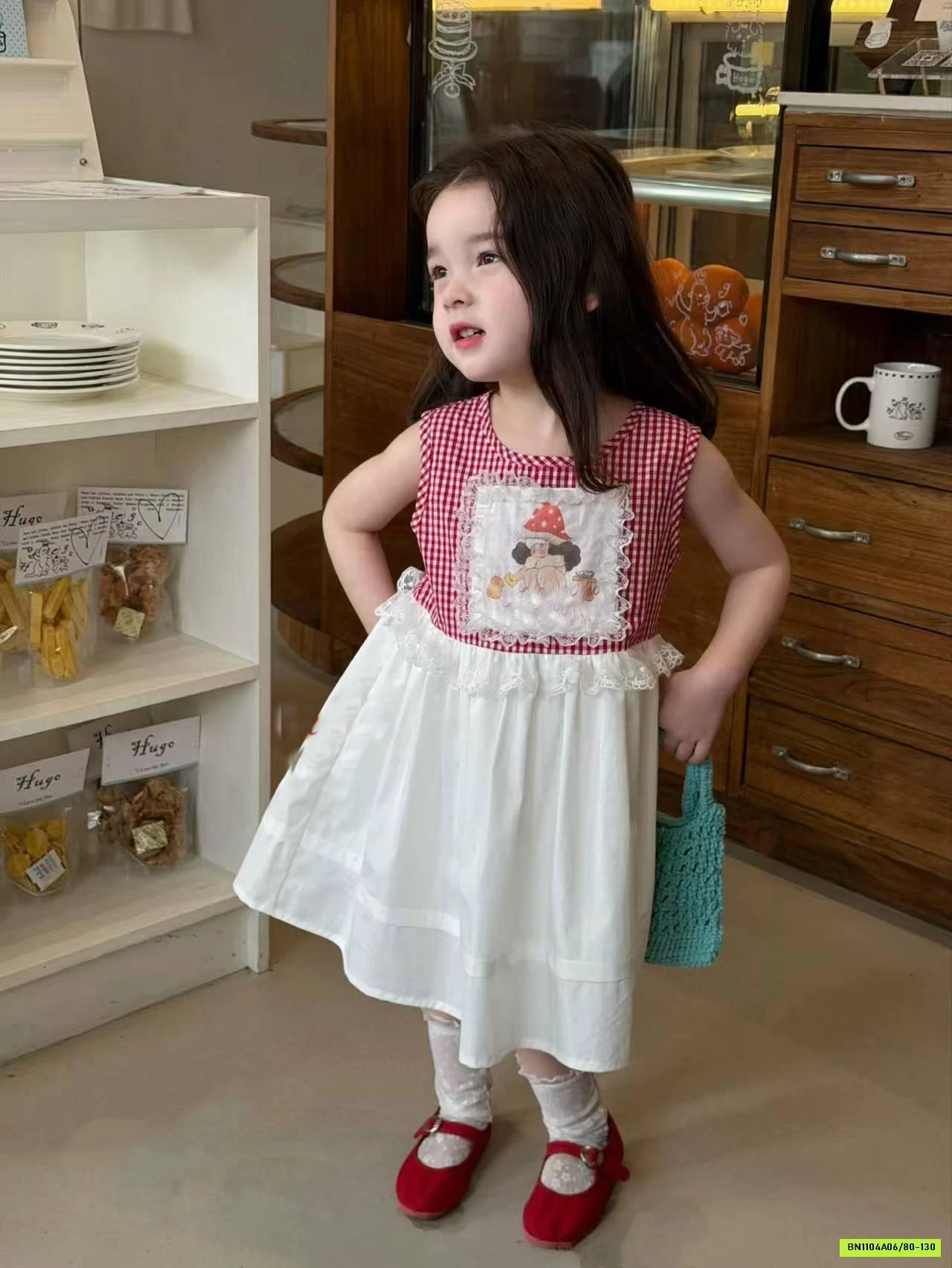 ĐẦM THÔ XÒE PHỐI CARO ĐỎ