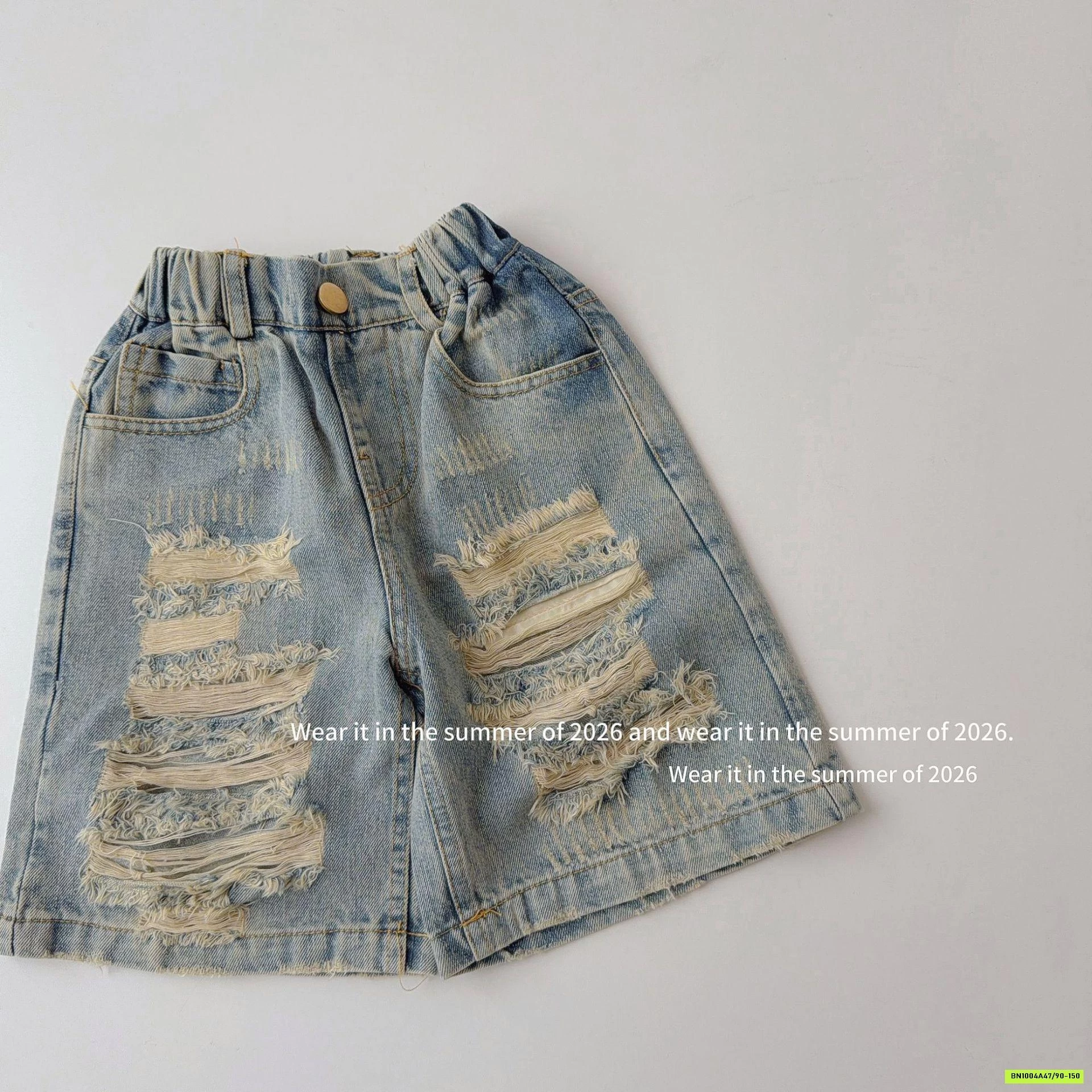JEANS LỬNG RÁCH T&QKIDS
