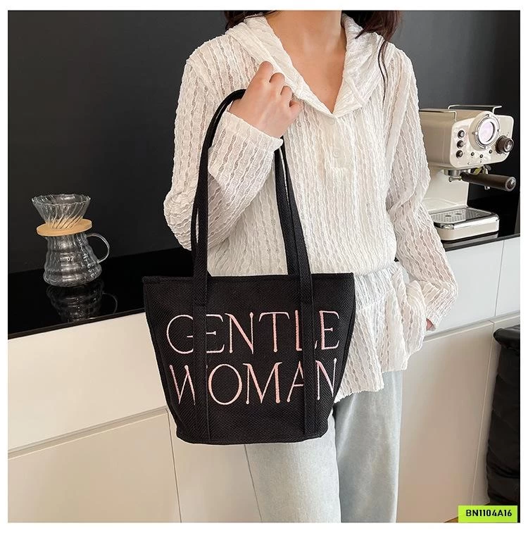 TÚI VẢI THÊU CHỮ