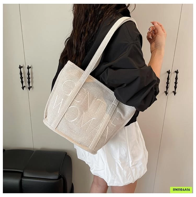 TÚI VẢI THÊU CHỮ