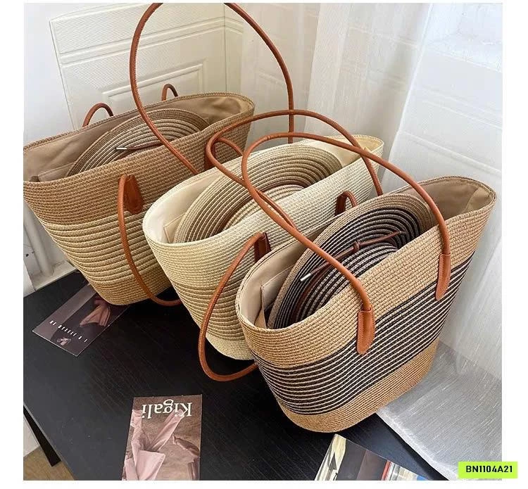 SET MŨ TÚI ĐI BIỂN TIỆN LỢI CHO NỮ