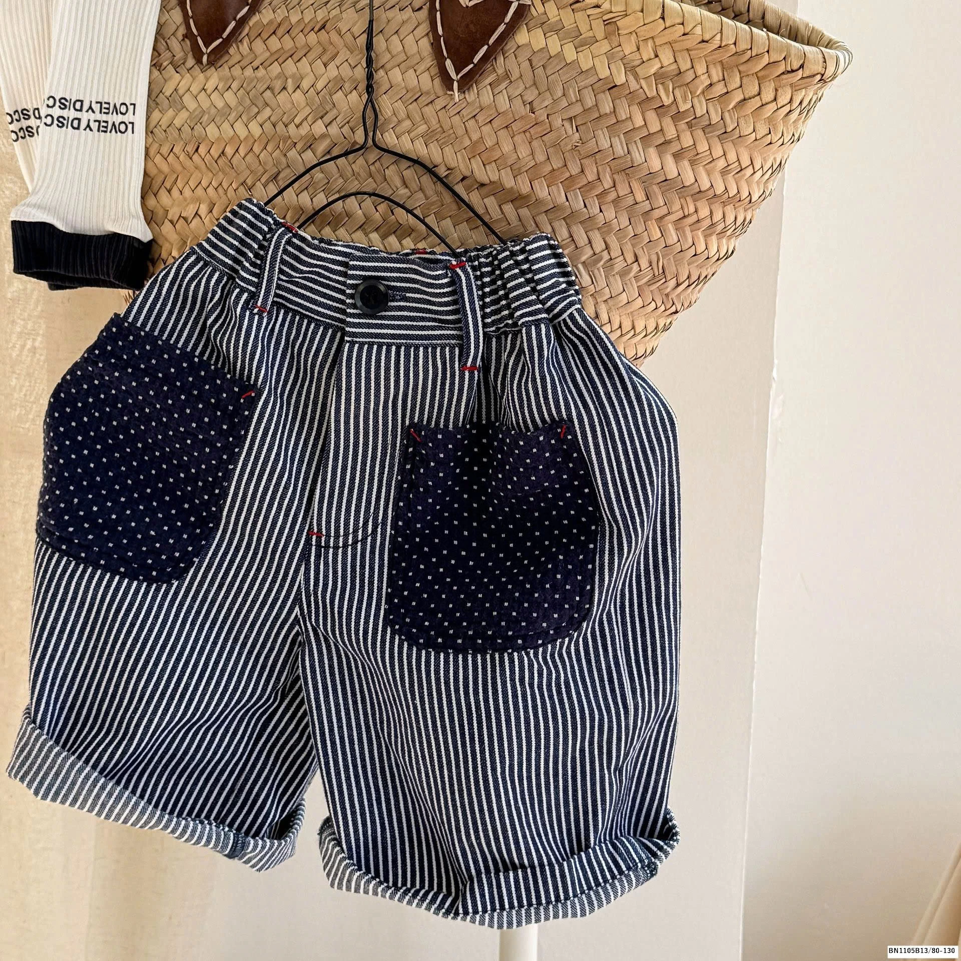 QUẦN SHORT SỌC NHỎ AD.BABY