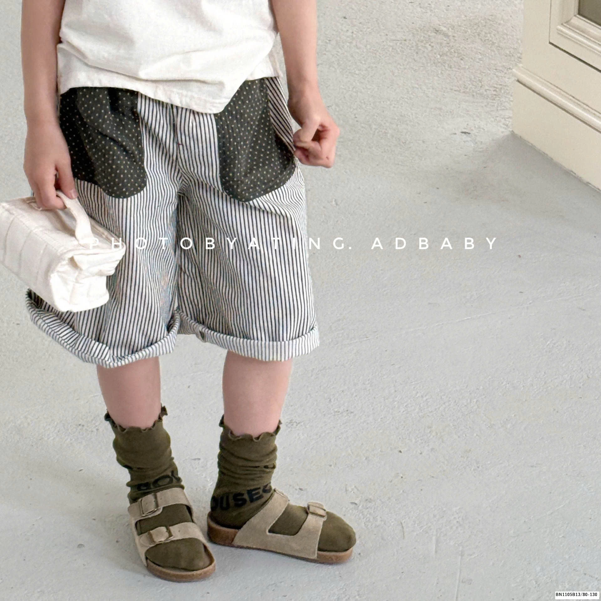 QUẦN SHORT SỌC NHỎ AD.BABY