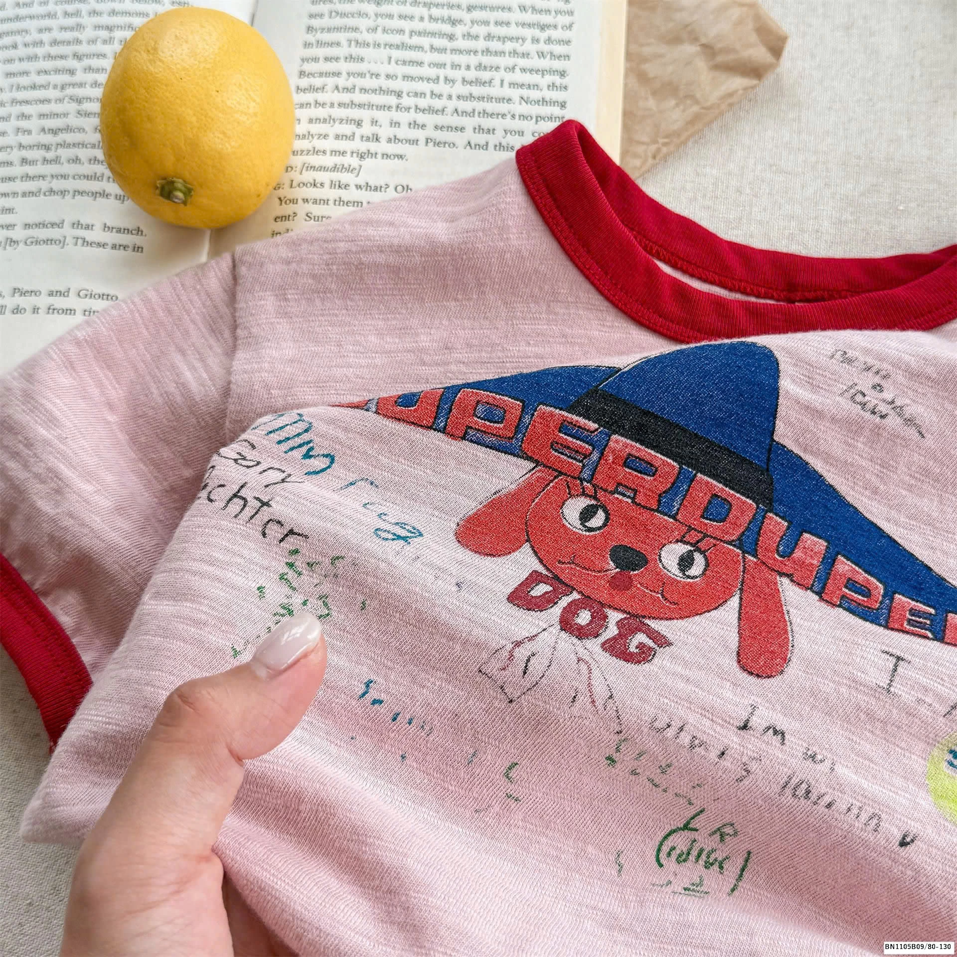 ÁO THUN XƯỚC CHÓ ĐỘI MŨ  ADBABY