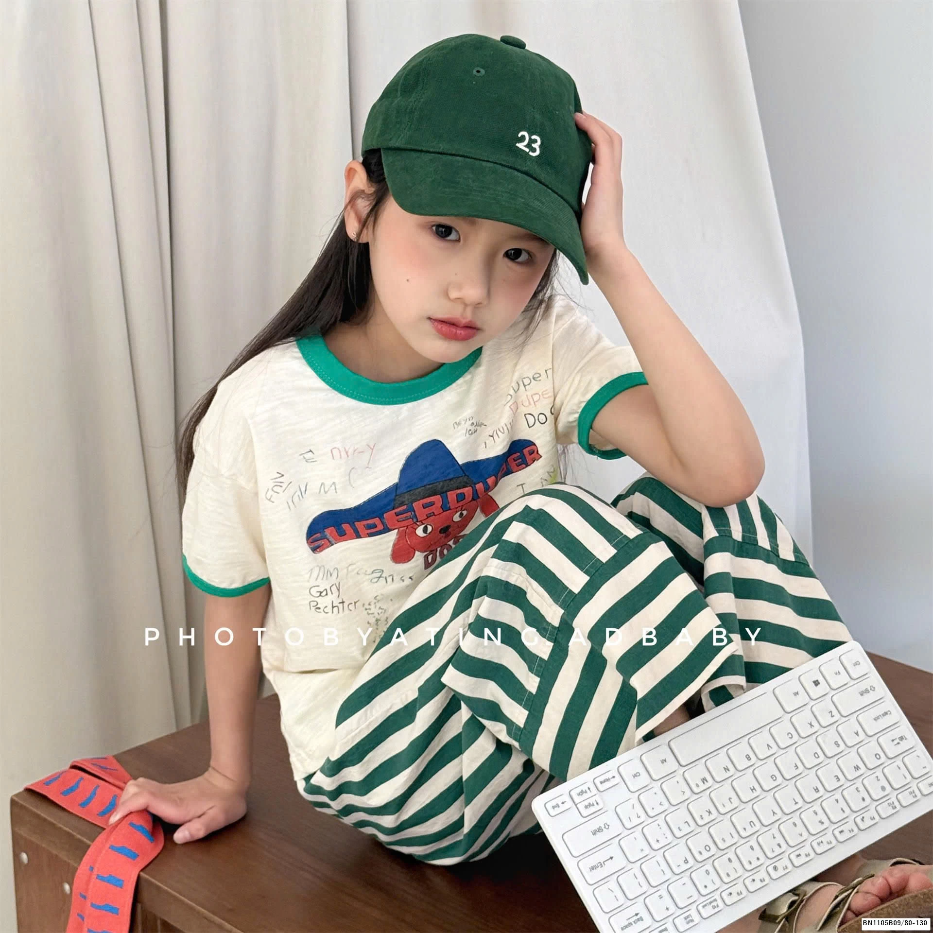 ÁO THUN XƯỚC CHÓ ĐỘI MŨ  ADBABY