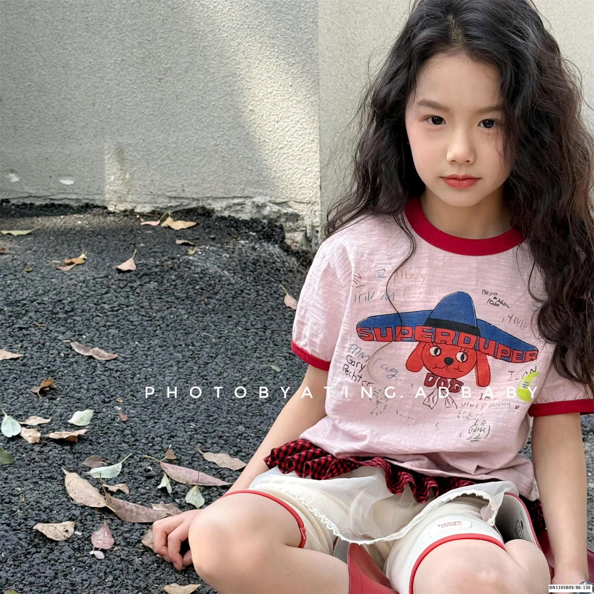 ÁO THUN XƯỚC CHÓ ĐỘI MŨ  ADBABY