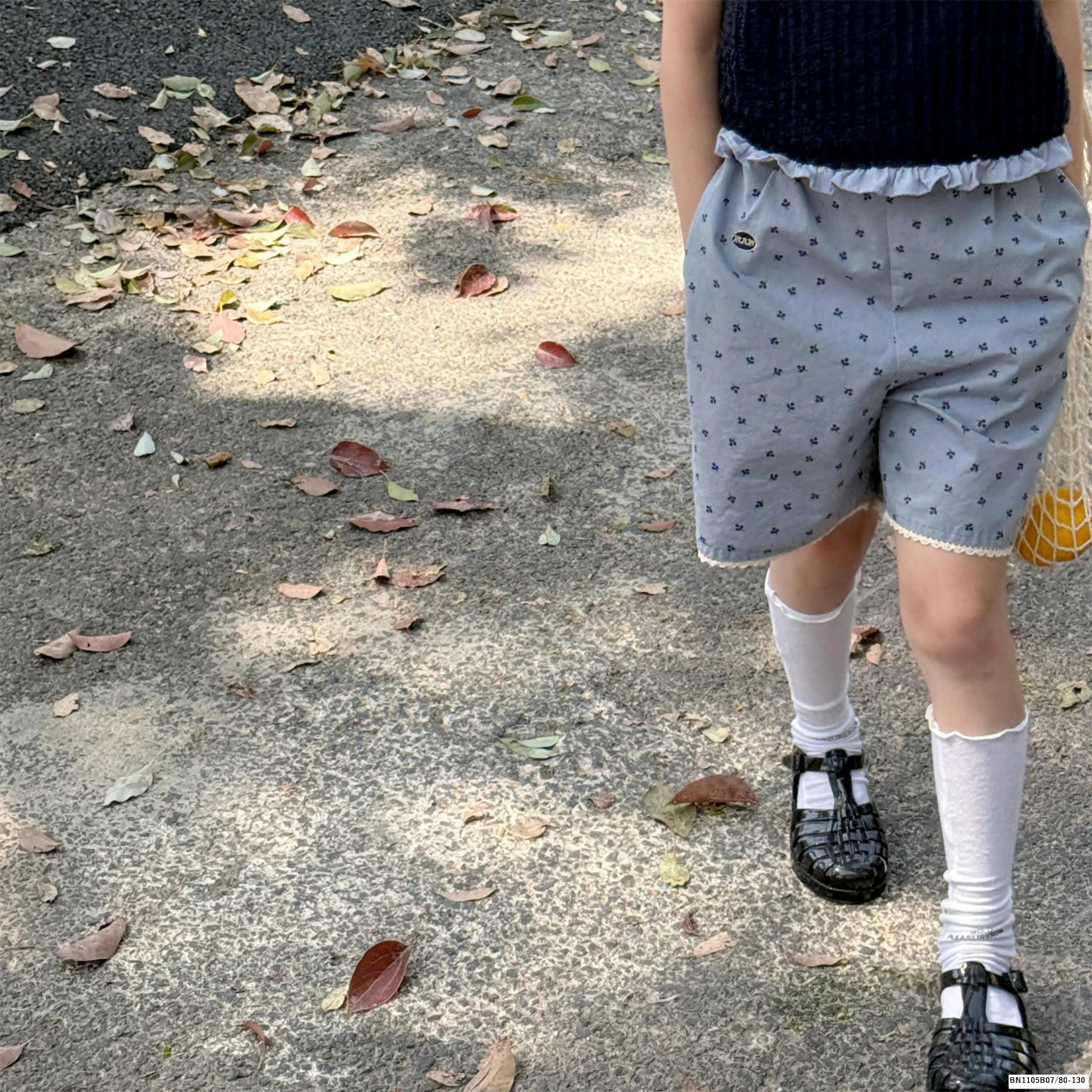 QUẦN SHORT HOA VIỀN REN ADBABY