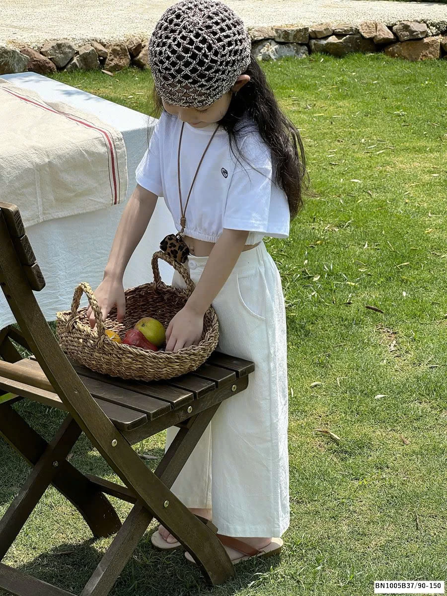 SET ÁO THUN CROPTOP MIX QUẦN SUÔNG