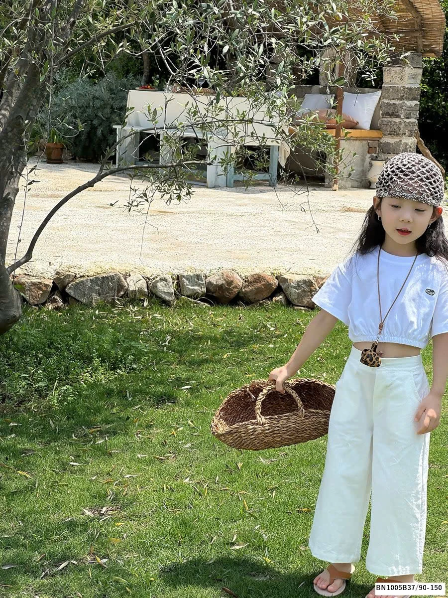 SET ÁO THUN CROPTOP MIX QUẦN SUÔNG