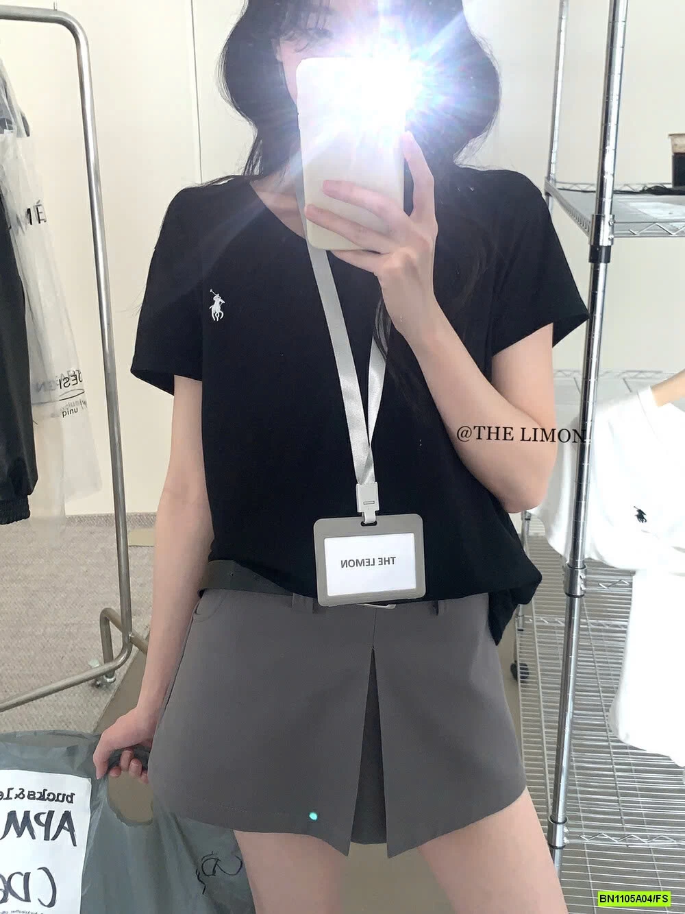 ÁO THUN XƯỚC LOGO NGỰA THELIMON