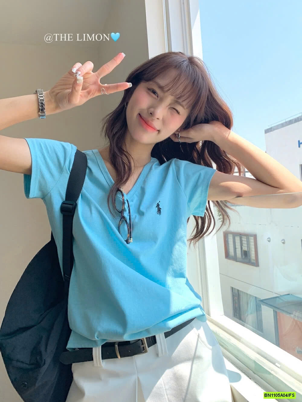 ÁO THUN XƯỚC LOGO NGỰA THELIMON