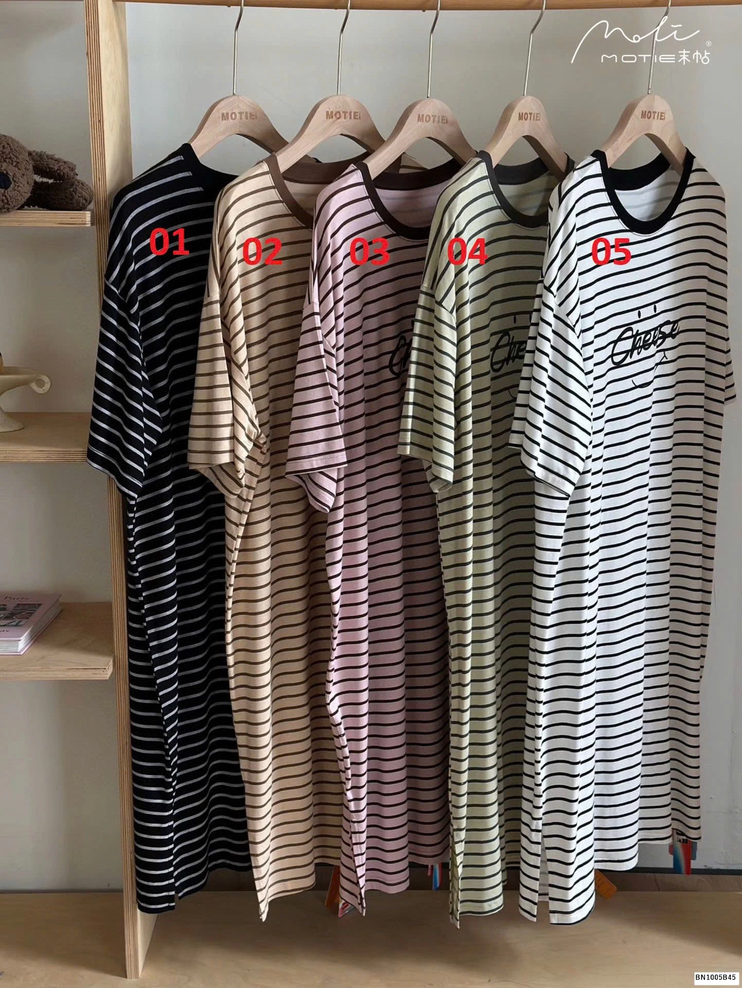 VÁY SUÔNG KẺ MOTIE