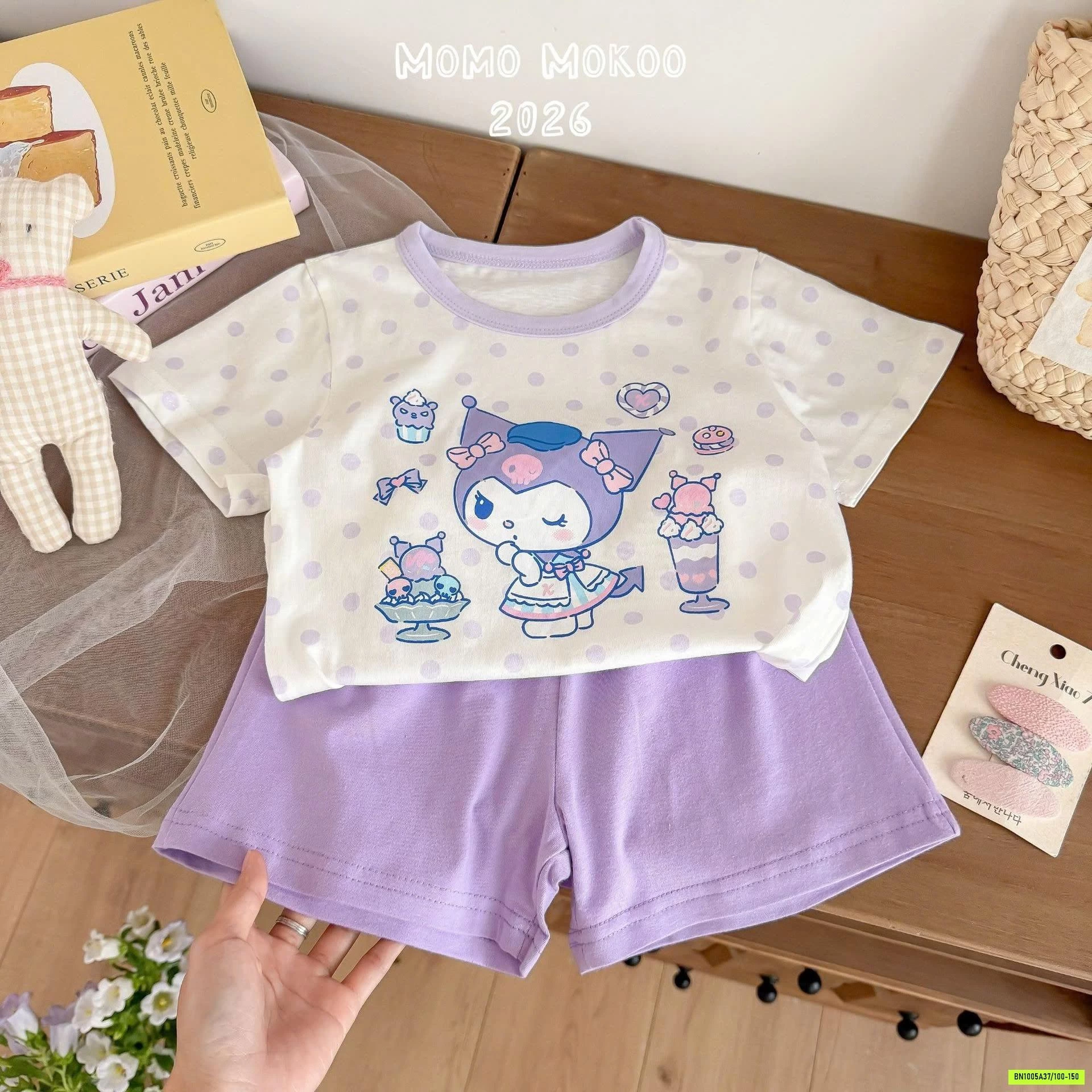BỘ COTTON HỌA TIẾT CHO BÉ