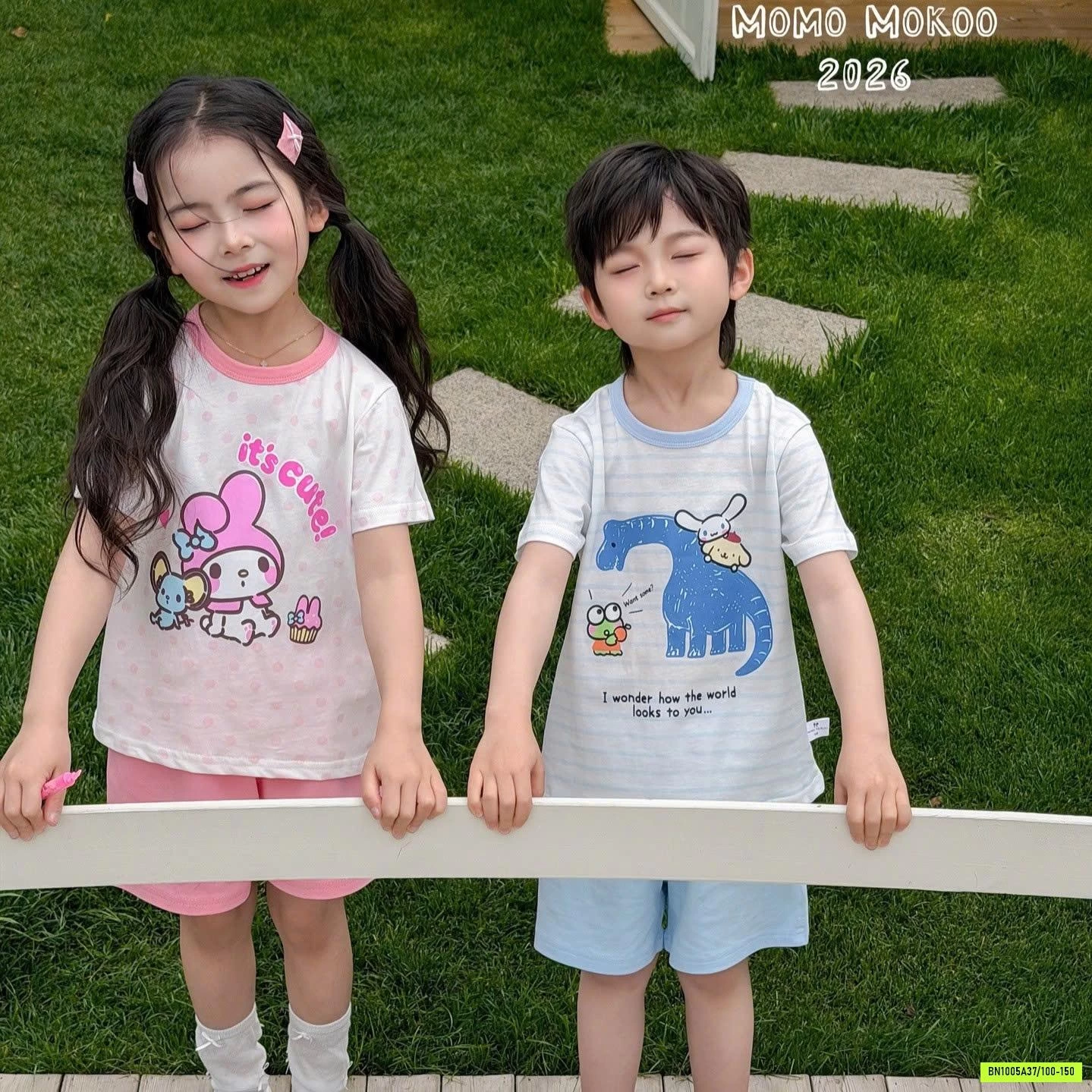 BỘ COTTON HỌA TIẾT CHO BÉ