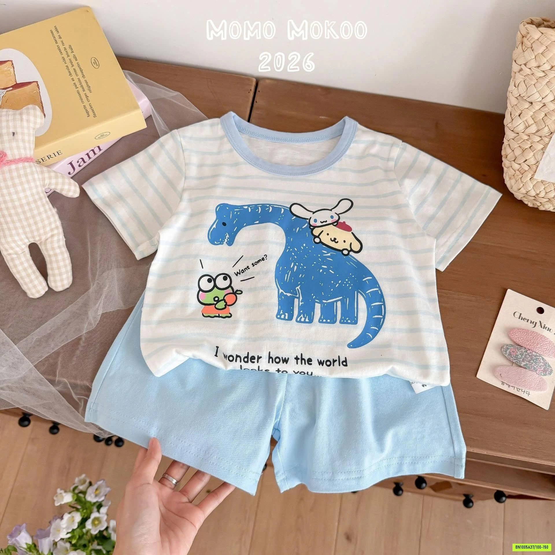 BỘ COTTON HỌA TIẾT CHO BÉ