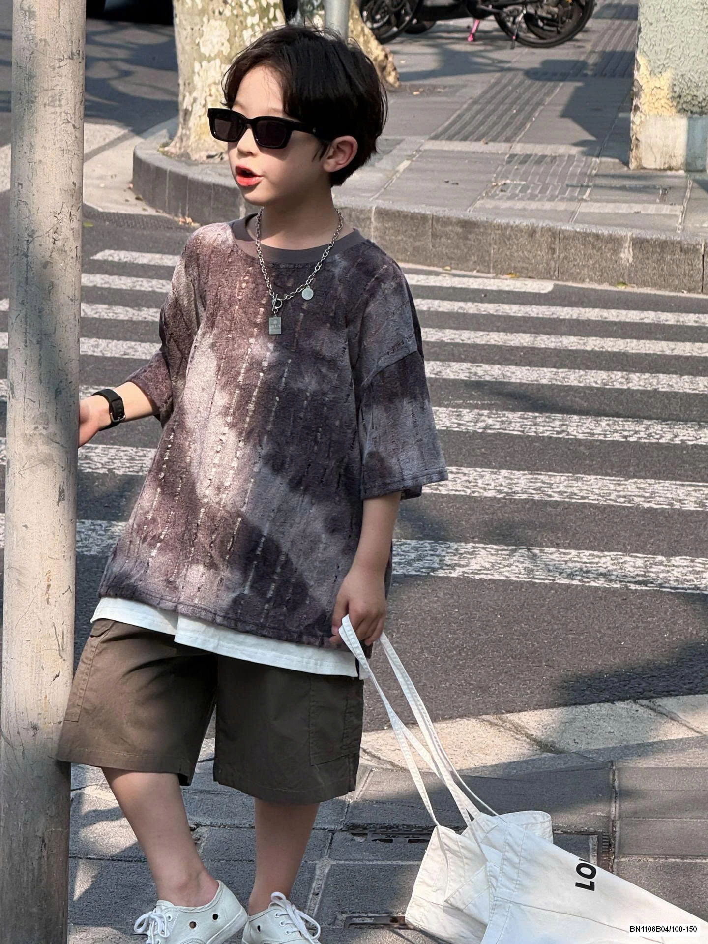 ÁO THUN RÁCH LOANG MÀU