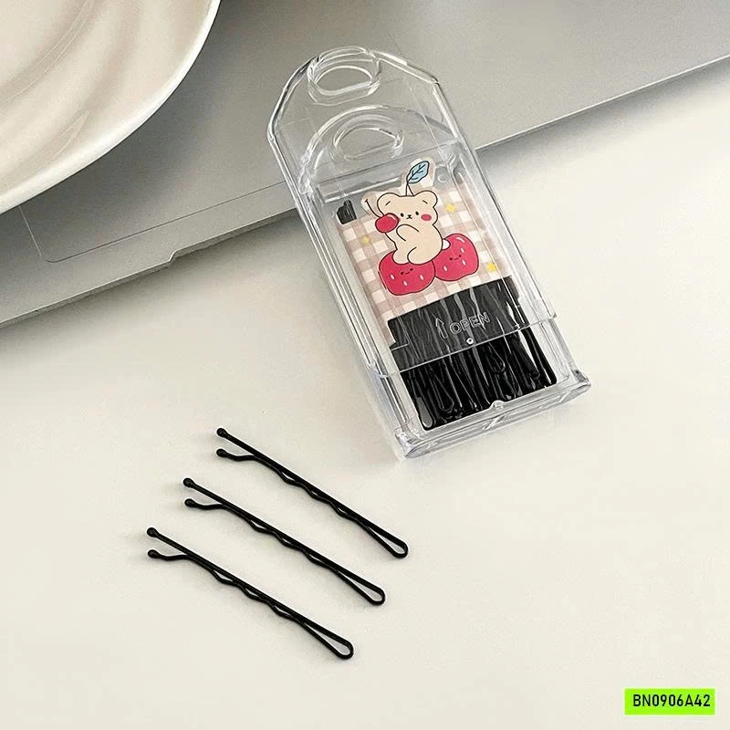 HỘP 30 KẸP TÓC ĐEN