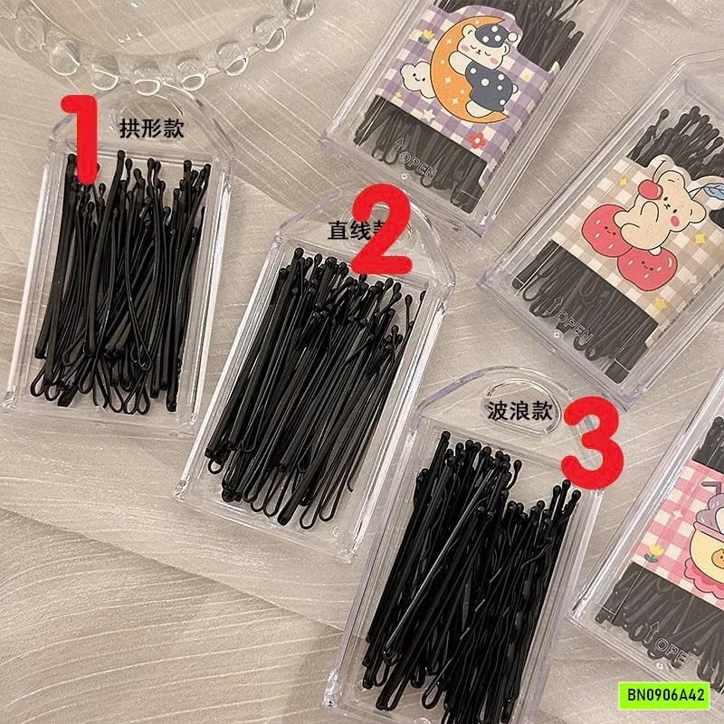 HỘP 30 KẸP TÓC ĐEN