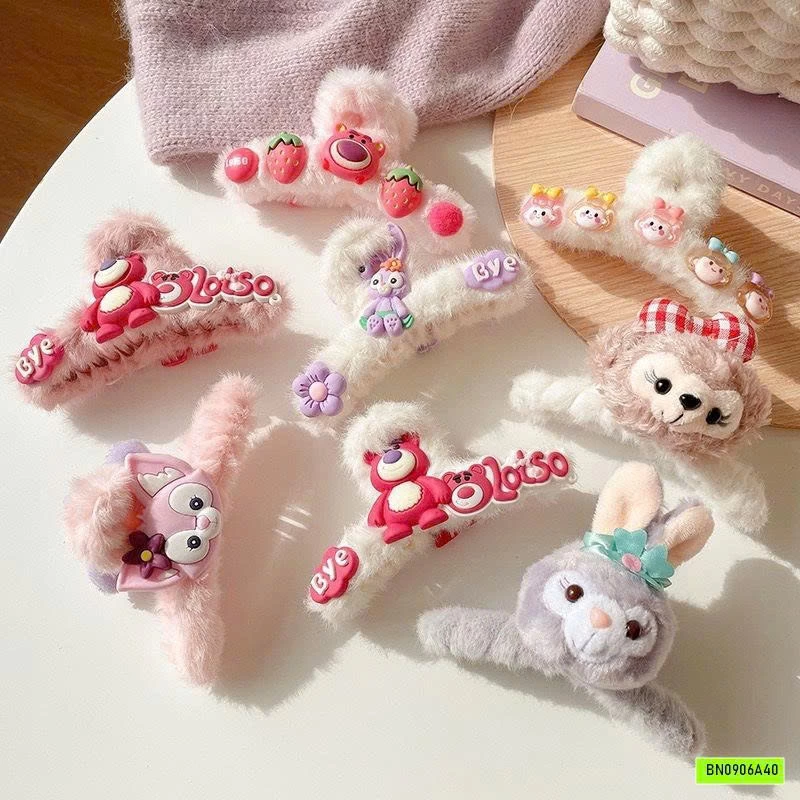 SÉT 5 KẸP TÓC BÔNG DỄ THƯƠNG