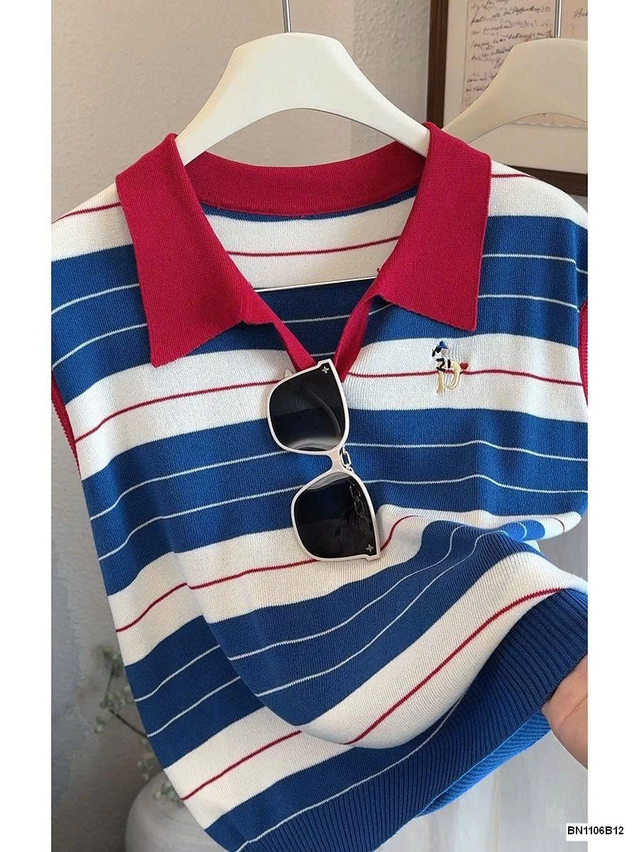 ÁO LEN KẺ MÙA HÈ SÁT NÁCH