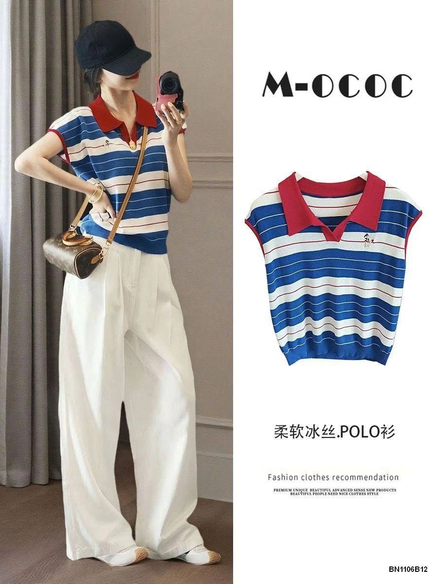 ÁO LEN KẺ MÙA HÈ SÁT NÁCH