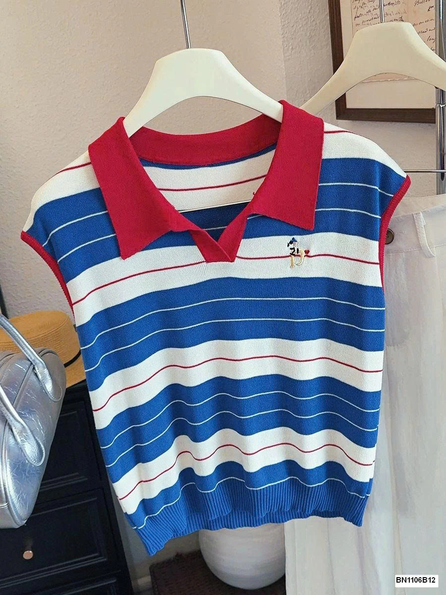 ÁO LEN KẺ MÙA HÈ SÁT NÁCH