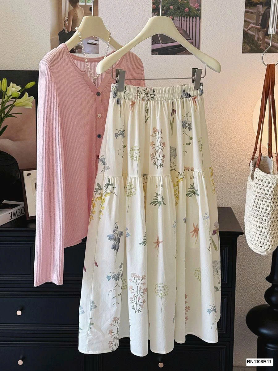 CHÂN VÁY HOA DÁNG DÀI ANNA