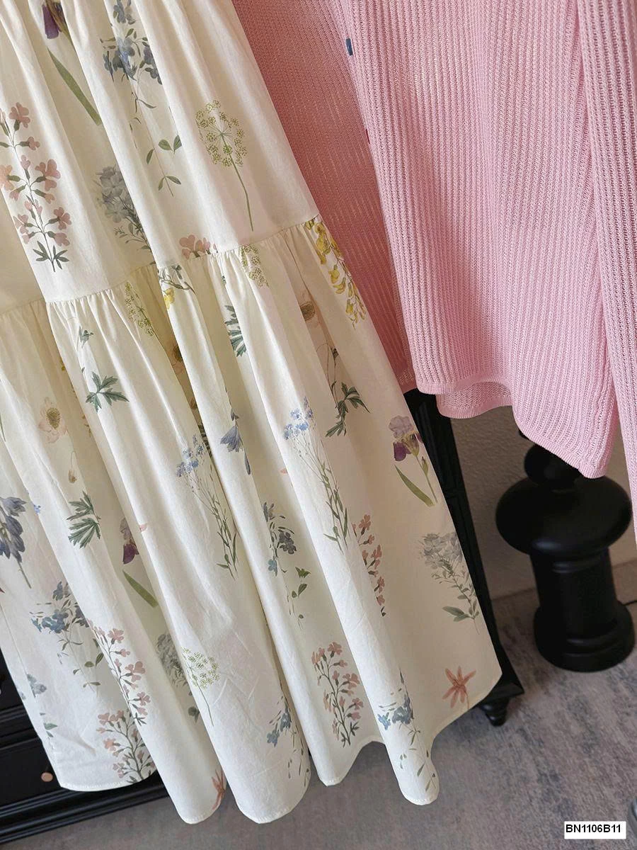 CHÂN VÁY HOA DÁNG DÀI ANNA