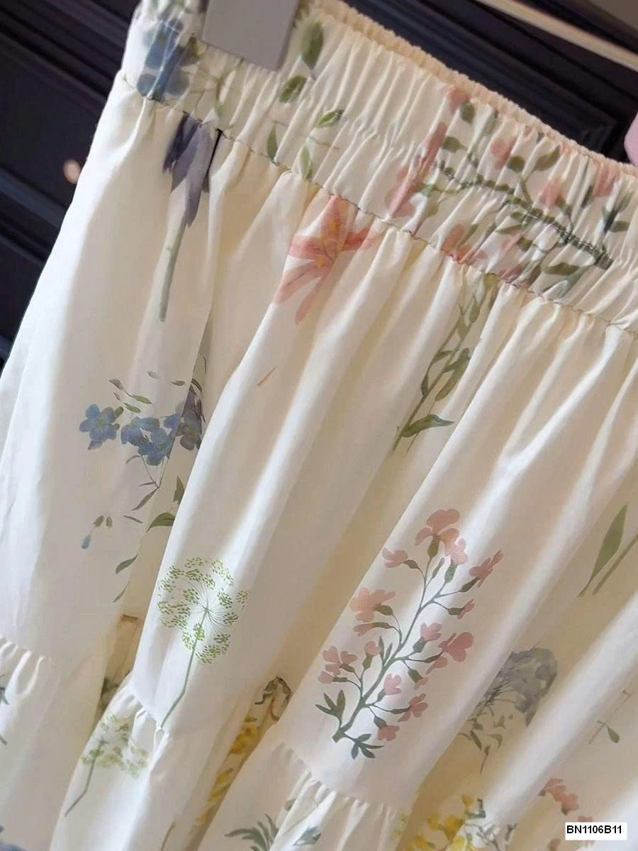 CHÂN VÁY HOA DÁNG DÀI ANNA