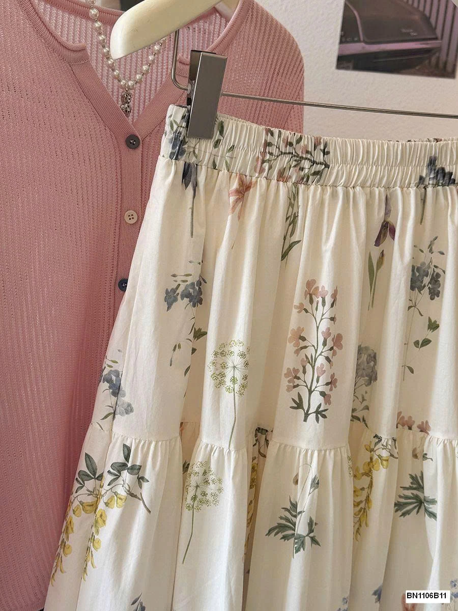 CHÂN VÁY HOA DÁNG DÀI ANNA