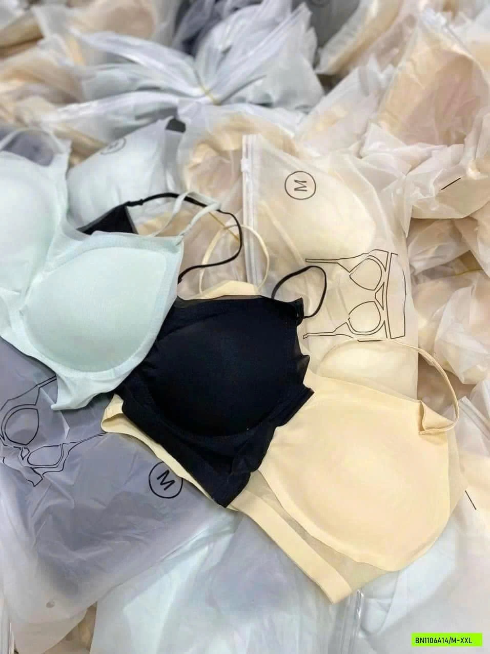 COMBO 3 ÁO LÓT KHÔNG ĐỘ LỤA TÀNG HÌNH