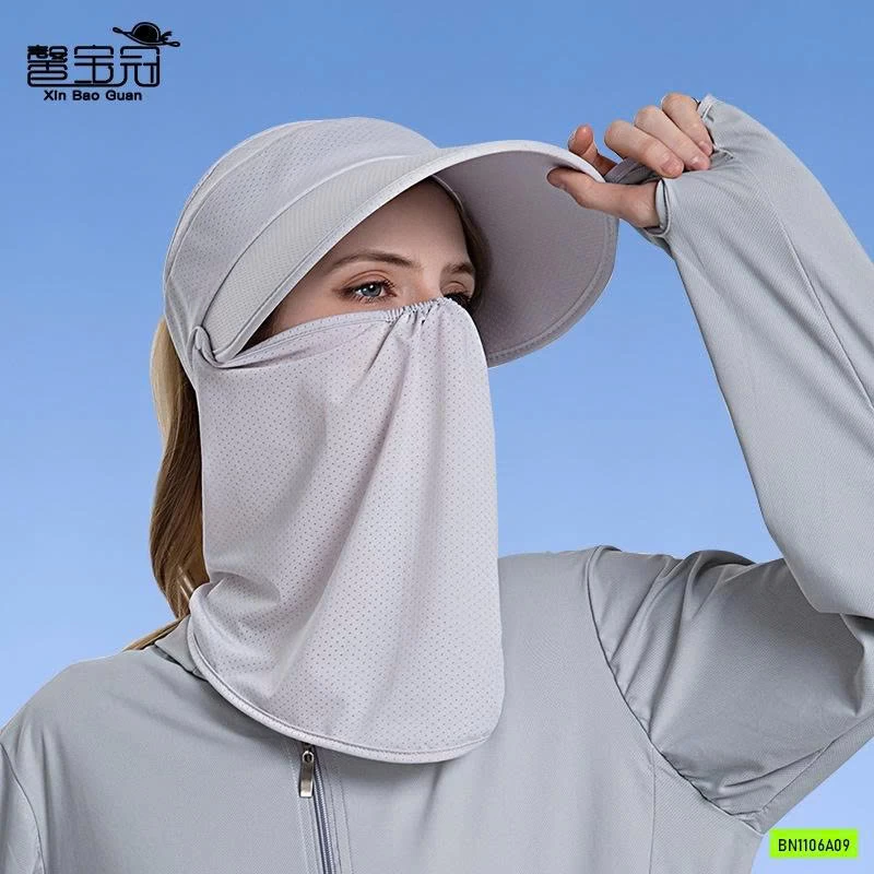 MŨ CHỐNG NẮNG KÈM KHẨU TRANG