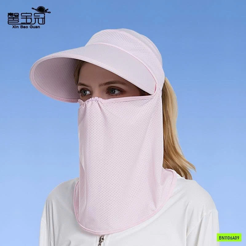 MŨ CHỐNG NẮNG KÈM KHẨU TRANG