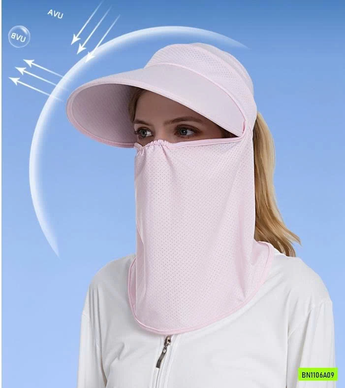 MŨ CHỐNG NẮNG KÈM KHẨU TRANG