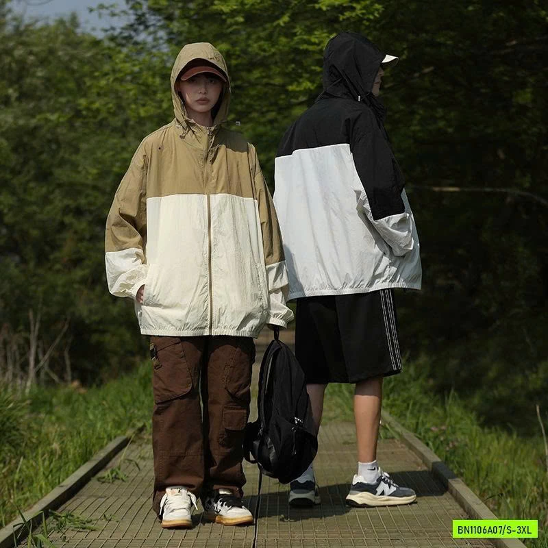 KHOÁC GIÓ MỎNG CHỐNG NẮNG PHỐI MÀU