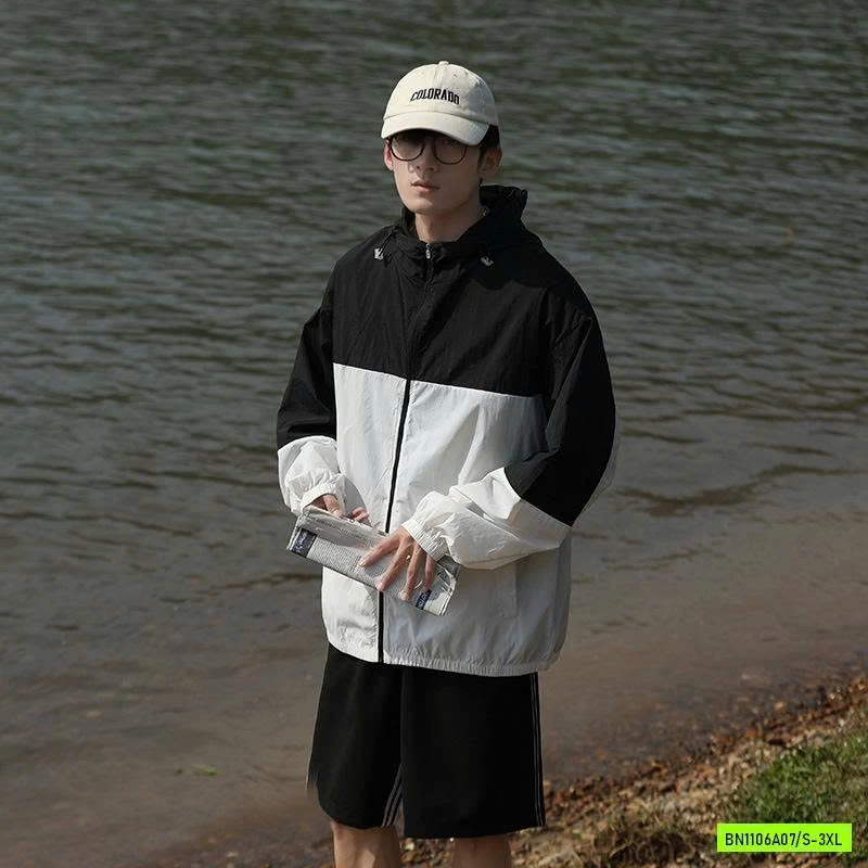 KHOÁC GIÓ MỎNG CHỐNG NẮNG PHỐI MÀU