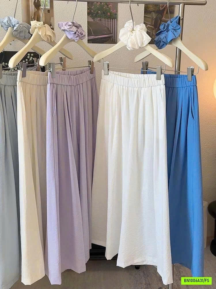 QUẦN ỐNG RỘNG DÁNG VÁY NỮ