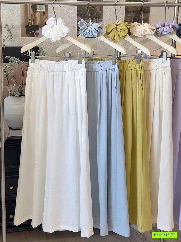 QUẦN ỐNG RỘNG DÁNG VÁY NỮ