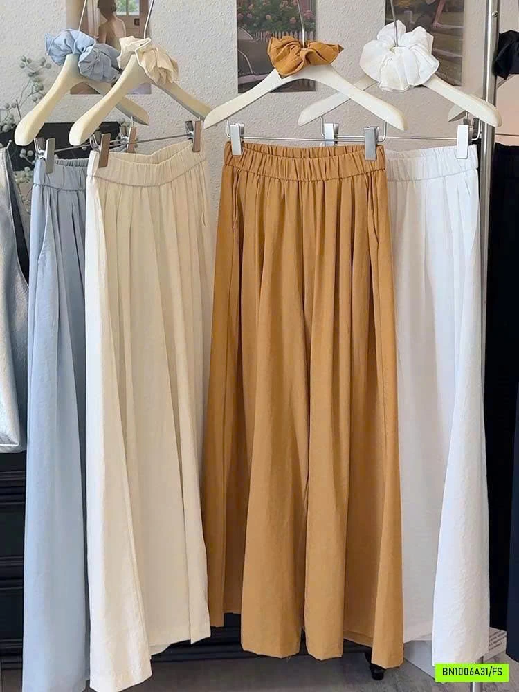 QUẦN ỐNG RỘNG DÁNG VÁY NỮ