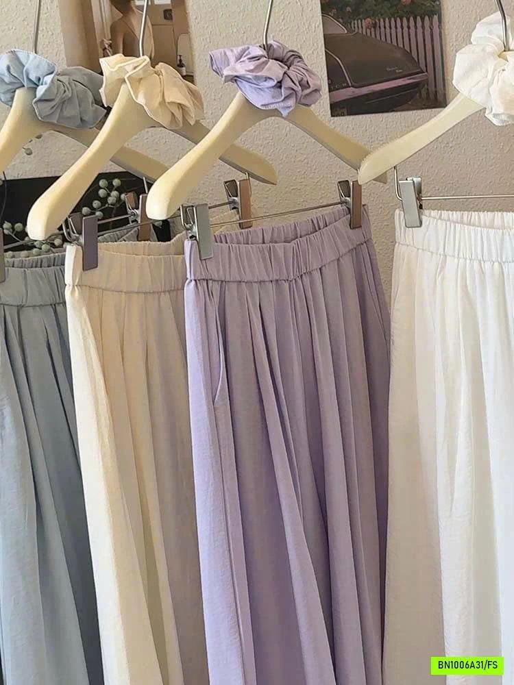 QUẦN ỐNG RỘNG DÁNG VÁY NỮ