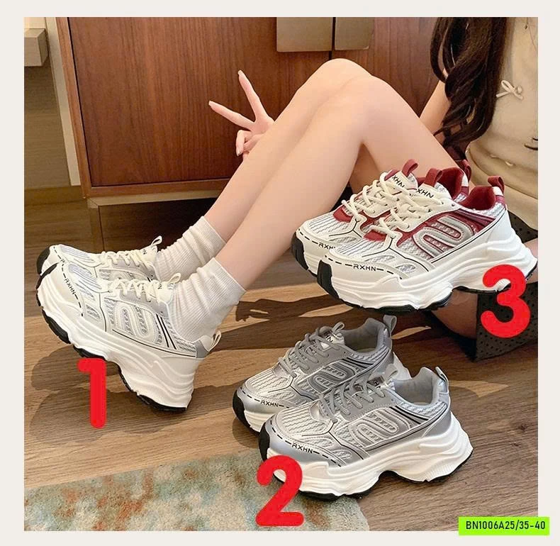 SNEAKER TT THOÁNG KHÍ ĐẾ CAO